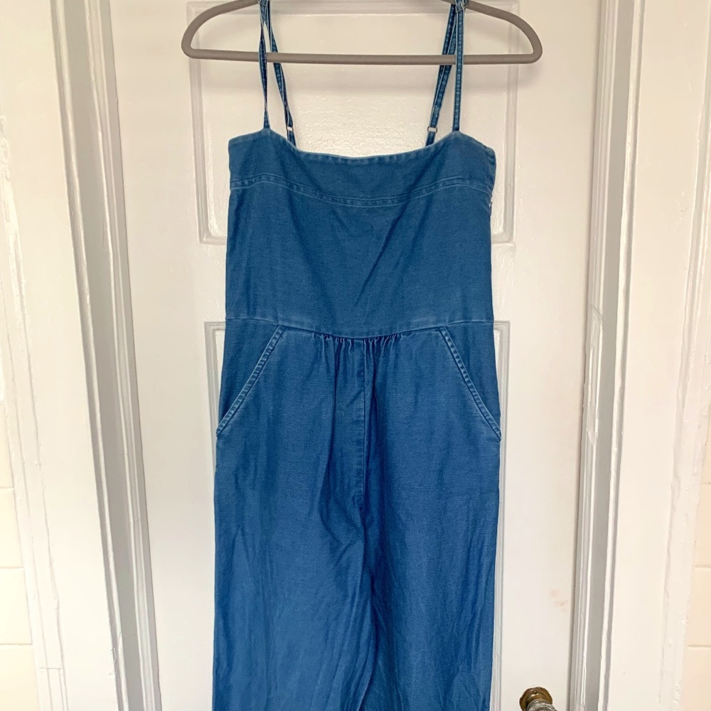 Caron Callahan Jean Jumpsuit